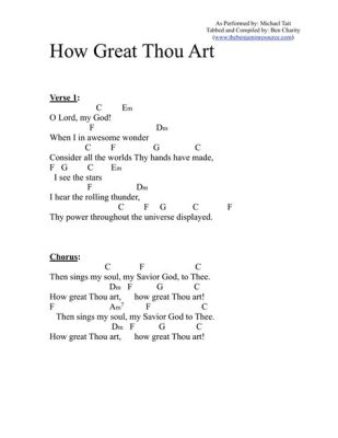 chords to how great thou art the art of storytelling in literature